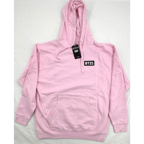 ASSC x‎ BT21 Blended Hoodie Pink (ASSW471) Large - Picture 3 of 6